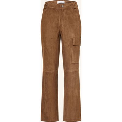 Ba&Sh Cargohose Sita Aus Leder braun