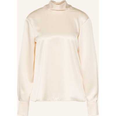Maje Schluppenbluse Aus Satin weiss