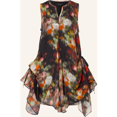 Allsaints Kleid Sybil Mit Volants schwarz