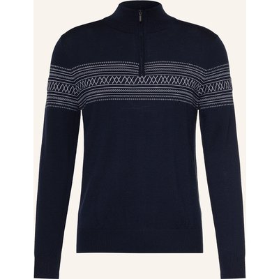 We Norwegians Troyer Signature Aus Merinowolle blau