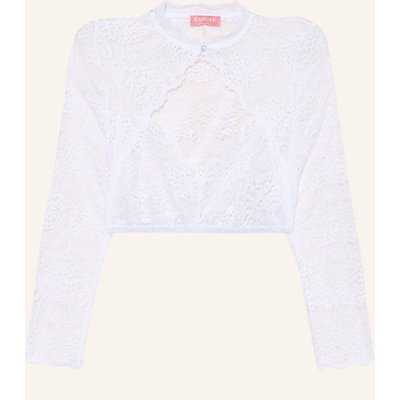 Krüger Dirndlbluse Julene Aus Spitze Mit 3/4-Arm weiss