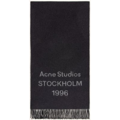 Acne Studios Schal schwarz