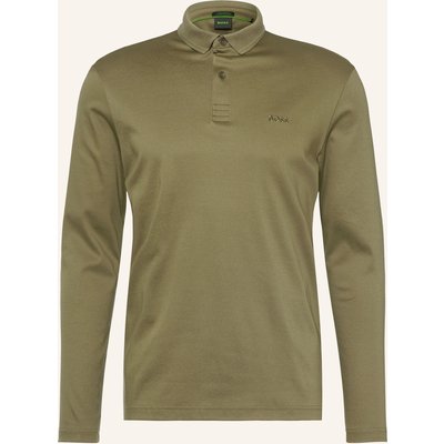 Boss Jersey-Poloshirt Pirol Regular Fit gruen
