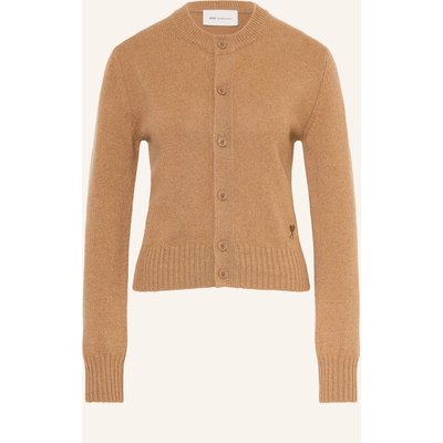 Ami Paris Strickjacke Aus Cashmere braun