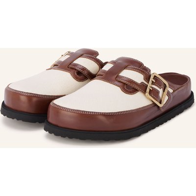 1774 Birkenstock Pantoletten Boston Bold Canvas 1774 braun