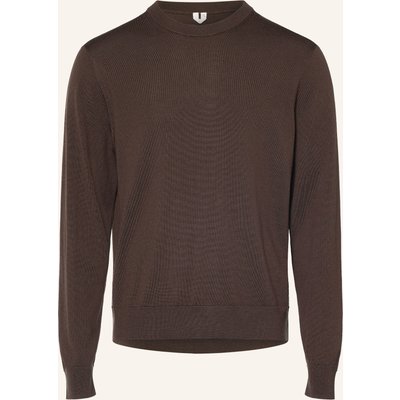 Arket Pullover Aus Merinowolle braun