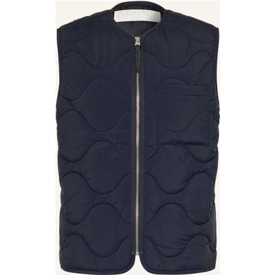 Arket Steppweste blau