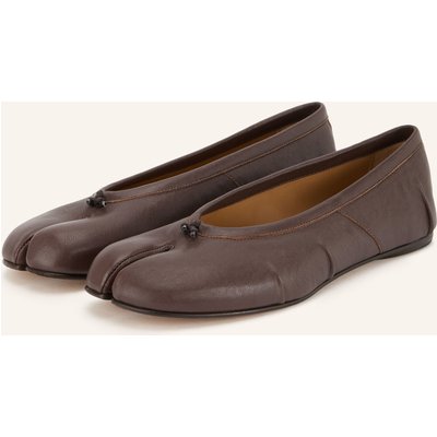 Maison Margiela Ballerinas Tabi braun