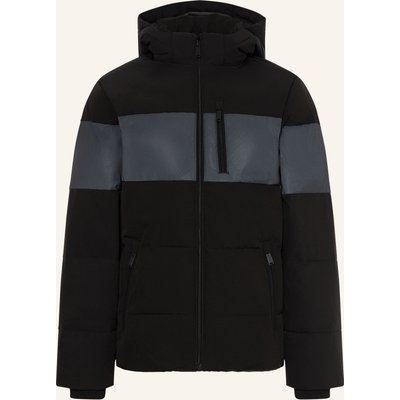 Jack&Jones Steppjacke Mit Abnehmbarer Kapuze schwarz