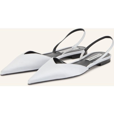 Victoria Beckham Slingballerinas silber