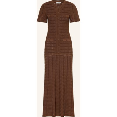 Sandro Strickkleid Diane Mit Glitzergarn braun