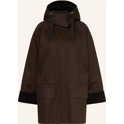 Inwear Parka Hunteryiw Im Materialmix braun