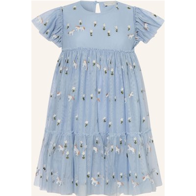 Stella Mccartney Kids Tüllkleid blau