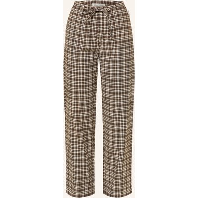 Marc O'polo Schlafhose Aus Flanell braun