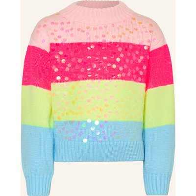 Billieblush Pullover Mit Pailletten Und Glitzergarn rosa