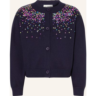 Billieblush Strickjacke Mit Pailetten blau