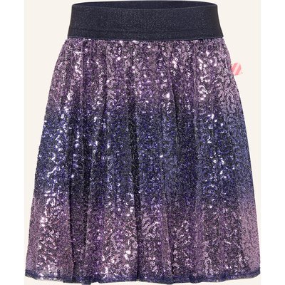 Billieblush Mesh-Rock Mit Pailletten blau