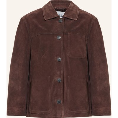 Marc O'polo Denim Overjacket Aus Leder braun