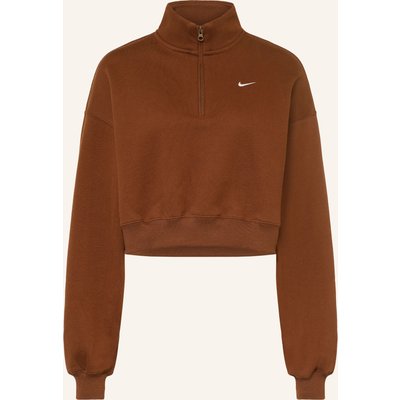 Nike Sweat-Troyer Studio braun
