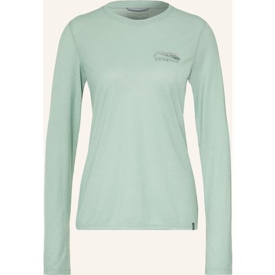 Patagonia Longsleeve Cool Trail gruen