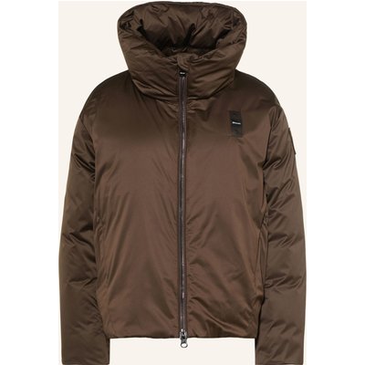 Blauer Daunenjacke Mellen braun