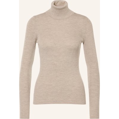 We Norwegians Rollkragenpullover Geilo Aus Merinowolle beige