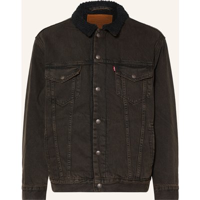 Levi's® Jeansjacke Mit Kunstfell braun