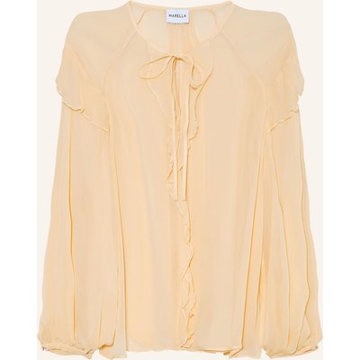 Marella Blusenshirt Mllgela Mit Volants beige