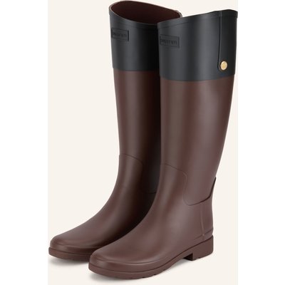 Hunter Gummistiefel Refined Gold Trim schwarz