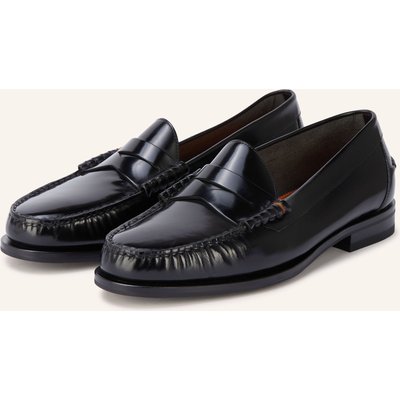 Santoni Penny-Loafer College schwarz