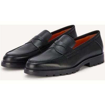 Santoni Penny-Loafer Rock schwarz