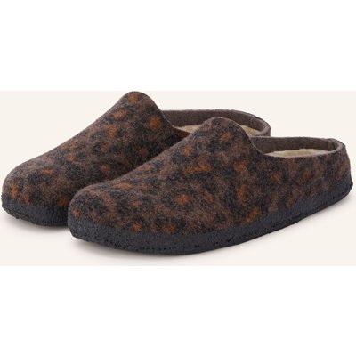 Birkenstock Hausschuhe Amsterdam Wrapped Dip braun