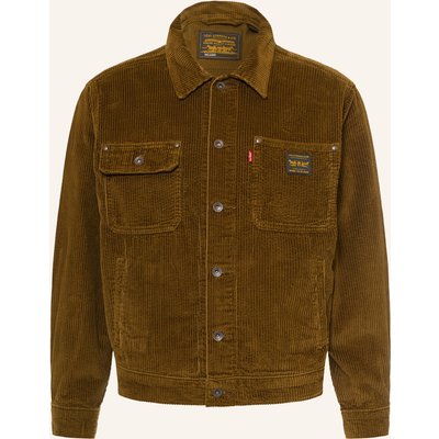 Levi's® Cord-Overjacket Sunrise Trucker braun