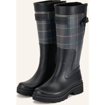 Barbour Gummistiefel Dena schwarz