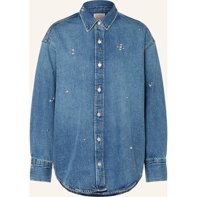 Levi's® Jeansbluse Jordan Mit Nieten Und Schmucksteinen blau