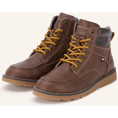 Tommy Hilfiger Schnürboots braun