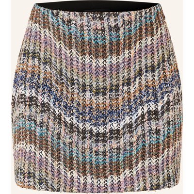 Missoni Tweed-Rock Mit Pailletten Und Glitzergarn blau