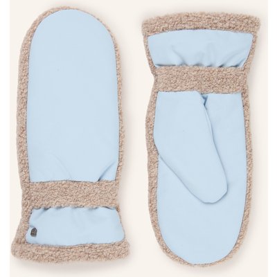 Hestra Fäustlinge Ronja Mit Teddyfell blau