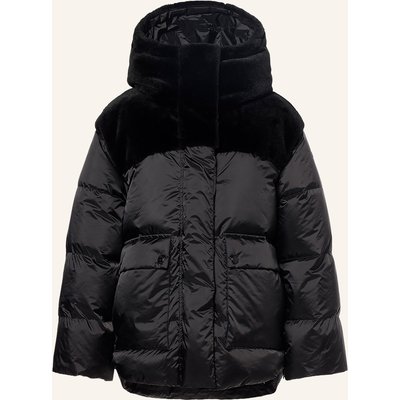 Goldbergh Skijacke Kimochi Mit Kunstfell schwarz