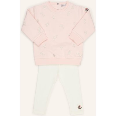 Moncler Enfant Set: Sweatshirt Und Leggings rosa