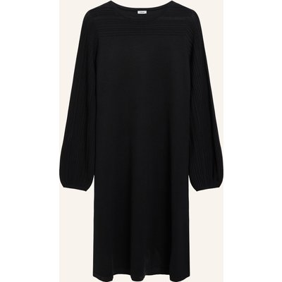 S.Oliver Black Label Strickkleid Im Materialmix schwarz