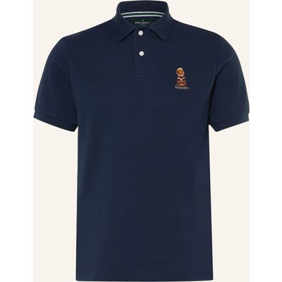 Hackett London Piqué-Poloshirt Heritage Harry Classic Fit blau