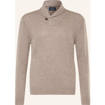 Hackett London Pullover Mit Merinowolle beige