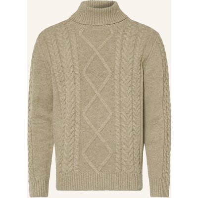 Hackett London Rollkragenpullover Mit Merinowolle gruen
