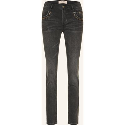 Mos Mosh Skinny Jeans Mmnaomi Teni Mit Nieten grau