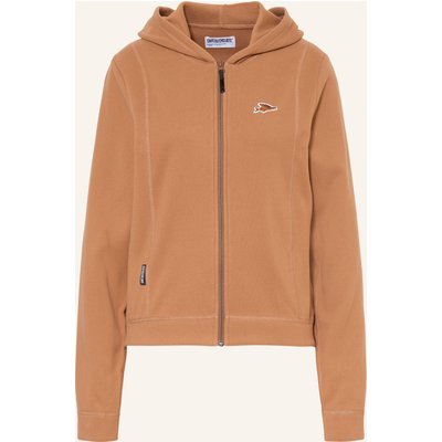 Café Du Cycliste Fleecejacke Apolline braun