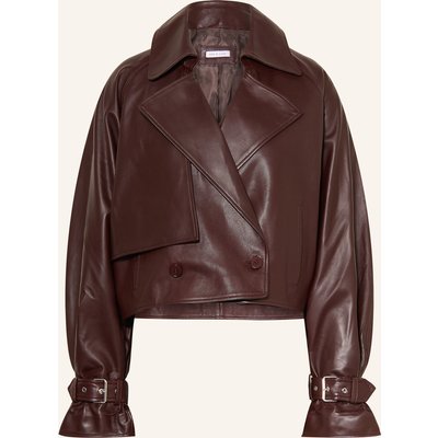 Mrs & Hugs Lederjacke lila