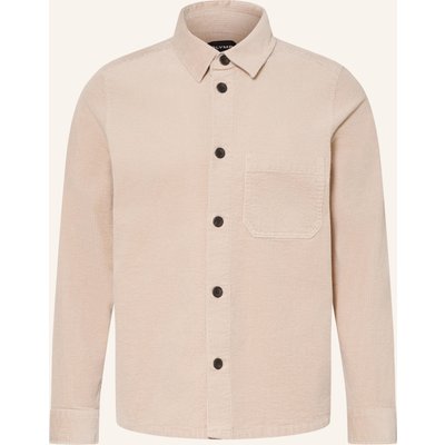 Olymp Cord-Overshirt beige