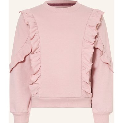 Koko Noko Sweathsirt Mit Volants rosa