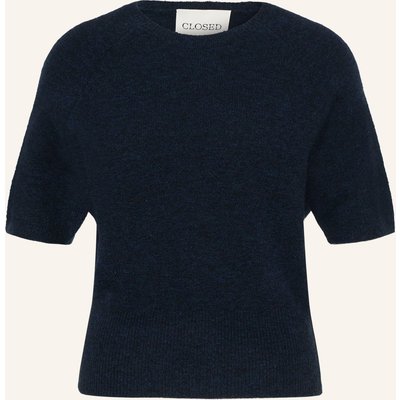 Closed Strickshirt Mit Alpaka blau